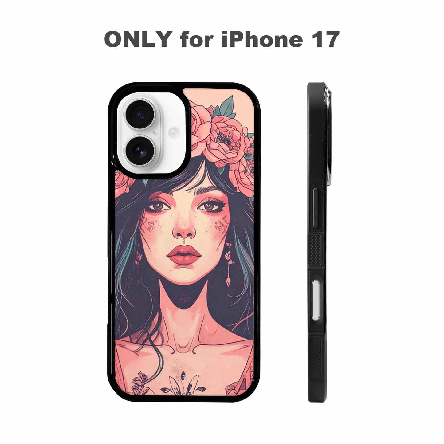 iPhone 17 Case — Skull Dark Art Gothic Print Gothic, Custom Art Phone Cover