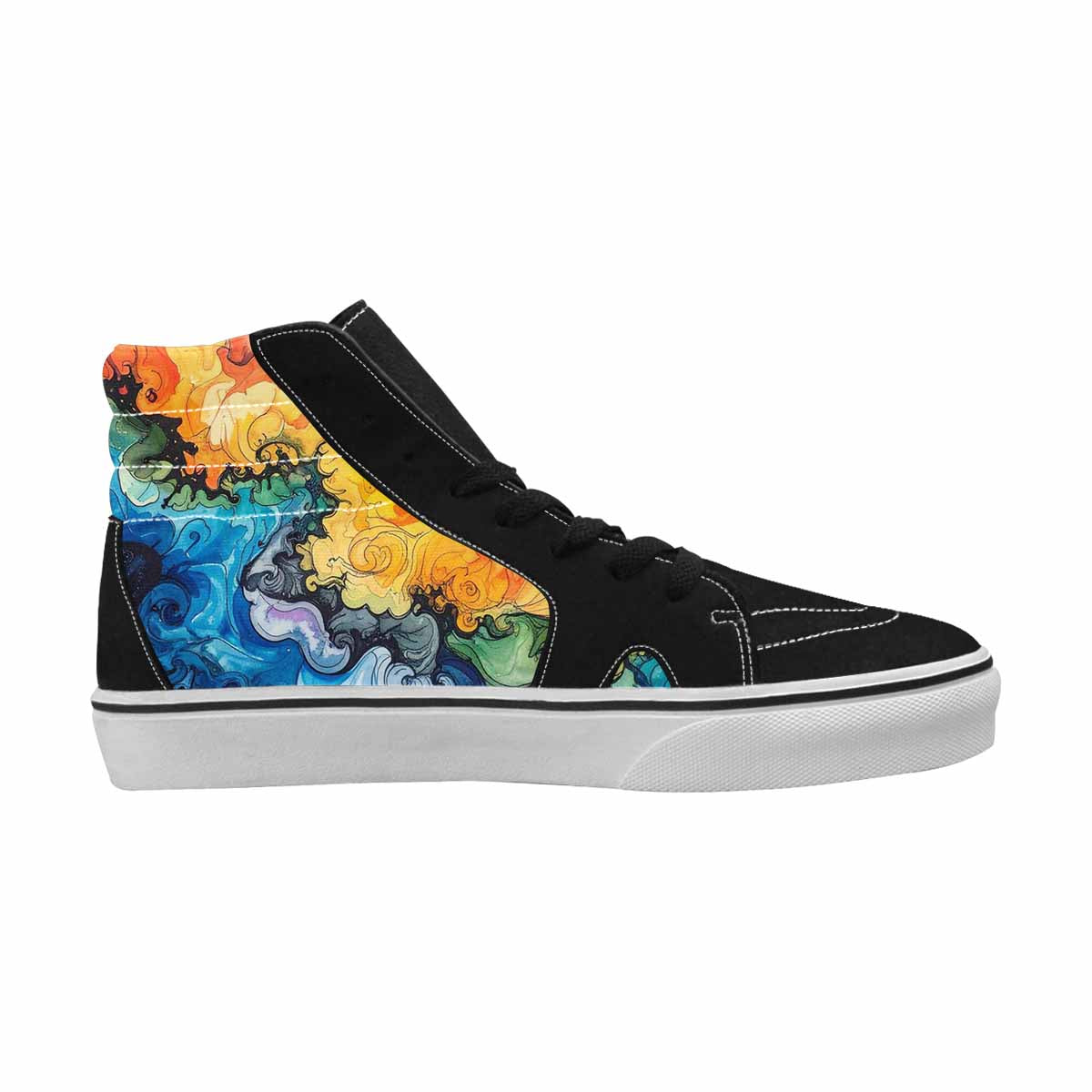 MEN'S Tie High Top Canvas Dreamlike Custom Shoes