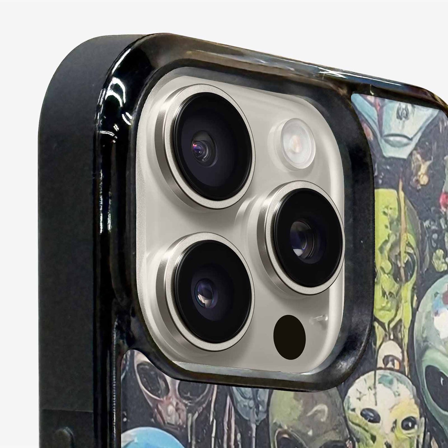 iPhone 16 Pro Case — Aliens Camo Aliens Pattern Hundreds Of, Personalized Phone Case