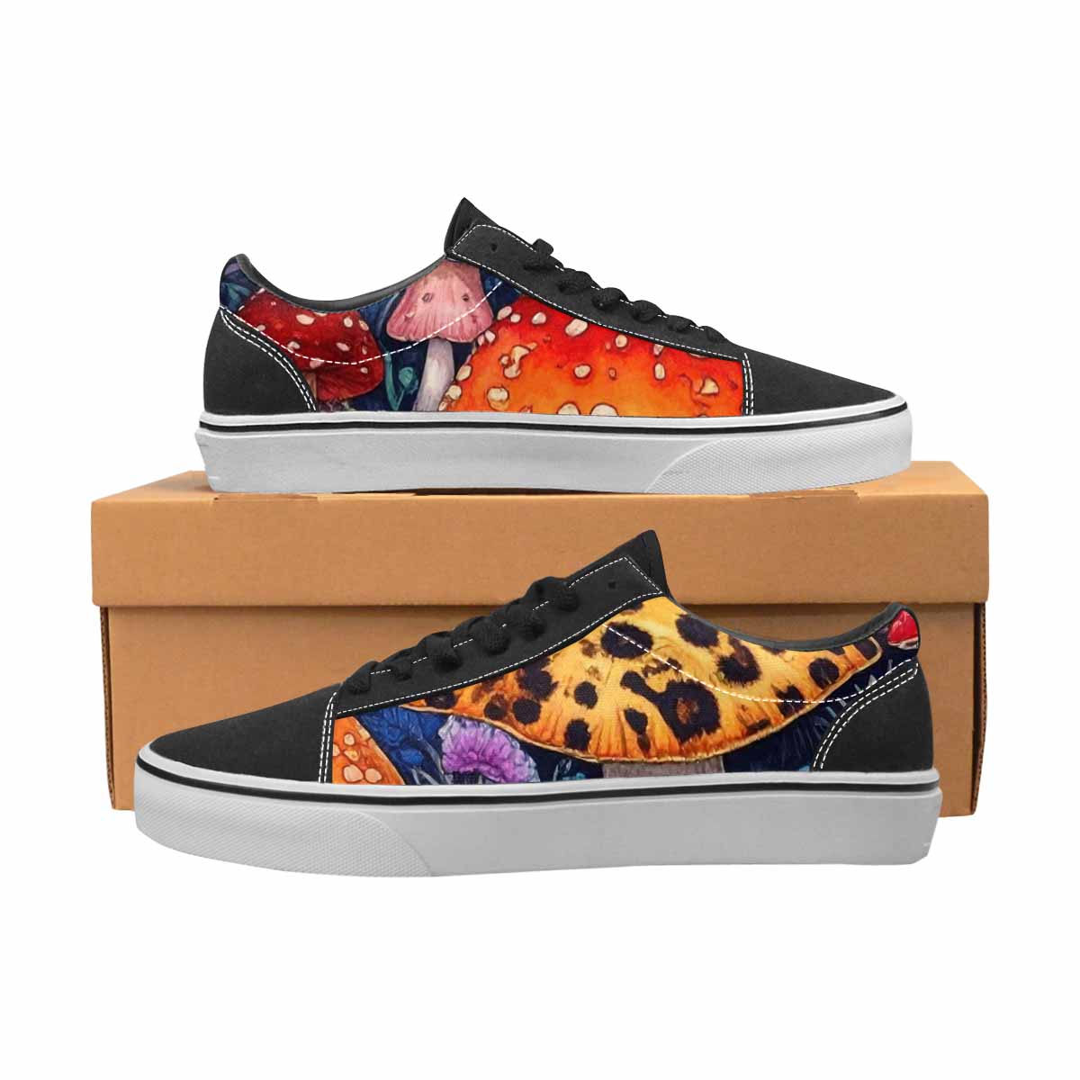 WOMEN'S Mushrooms Lace-Up Canvas Dreamlike Shoes
