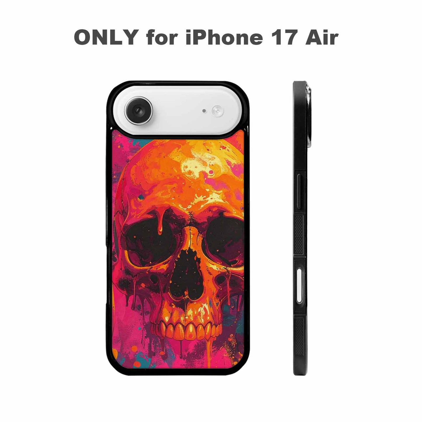 iPhone 17 Air Case — Seamless Repeating Pattern Of Overlapping Gothic, Custom Made Phone Cover