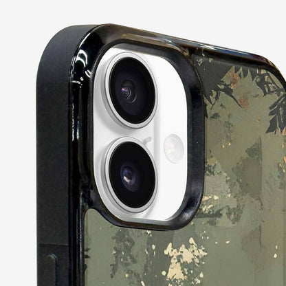 iPhone 16 Plus Case — Hunting Camouflage Pattern With Deer And, Custom Print Case Cover