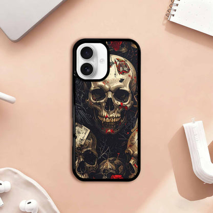 iPhone 17 Case — Skull Dark Art Gothic Print Gothic, Custom Print Case Cover