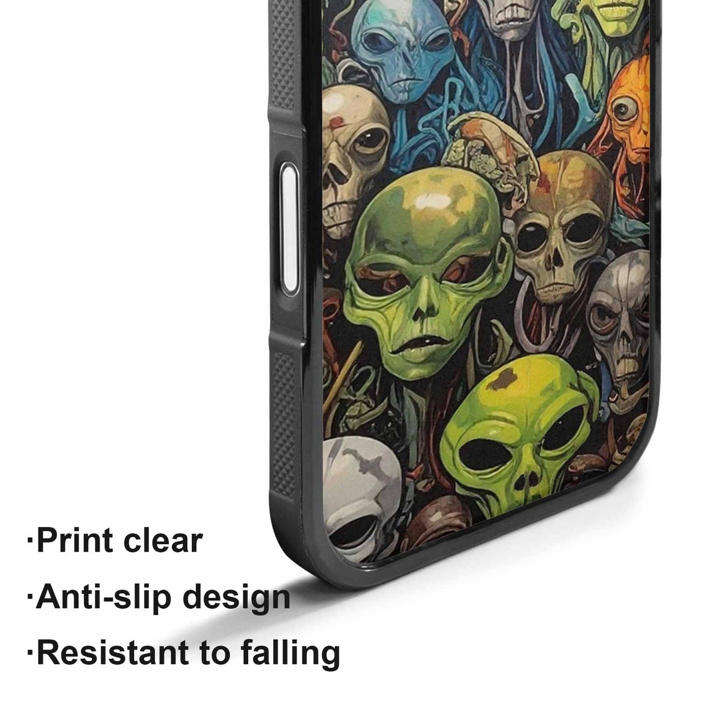 iPhone 17 Case — Aliens Camo Aliens Alien Scifi, Custom Art Phone Cover