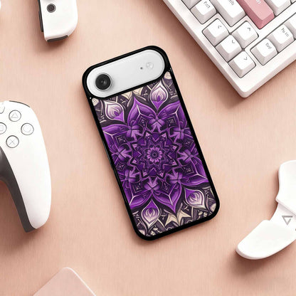 iPhone 17 Air Case — Small Mandala Pattern Randomly Varying Floral, Custom Printed Phone Case