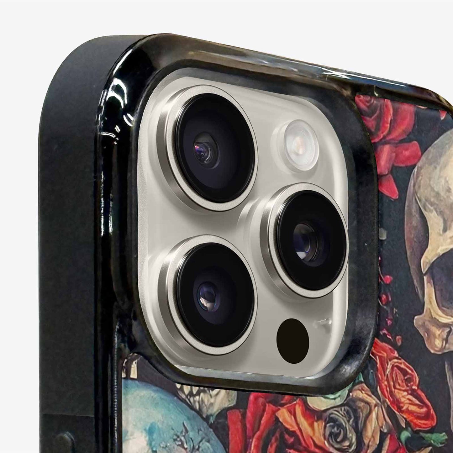 iPhone 16 Pro Max Case — Skulls And Rosesmelting Skulls A, Custom Made Phone Cover