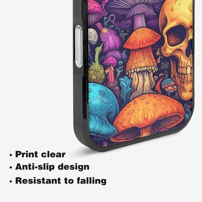 iPhone 16 Case — Mushroom Skull, Personalized Phone Case