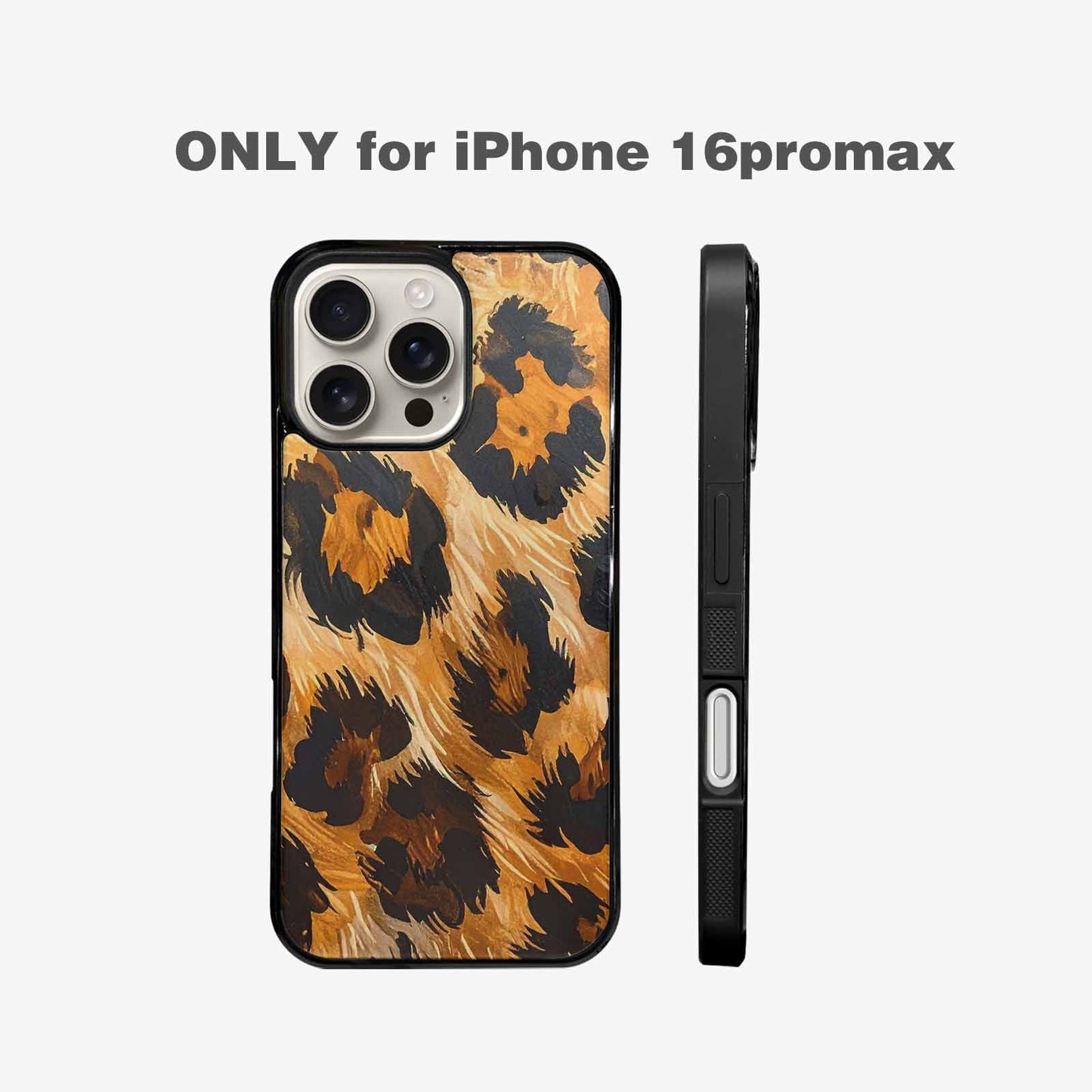 iPhone 16 Pro Max Case — Leopard Soft Airbrush Gradient, Custom Art Phone Cover