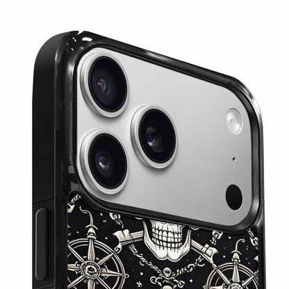 iPhone 17 Pro Max Case — Skull And Crossbones Pirate Gothic Skulls, Custom Made Phone Cover