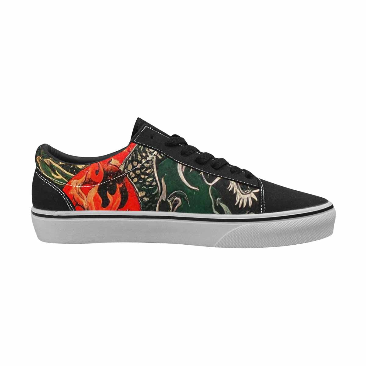 WOMEN'S Dragon Scale Fantasy Canvas Lace-Up Dreamcore Shoes