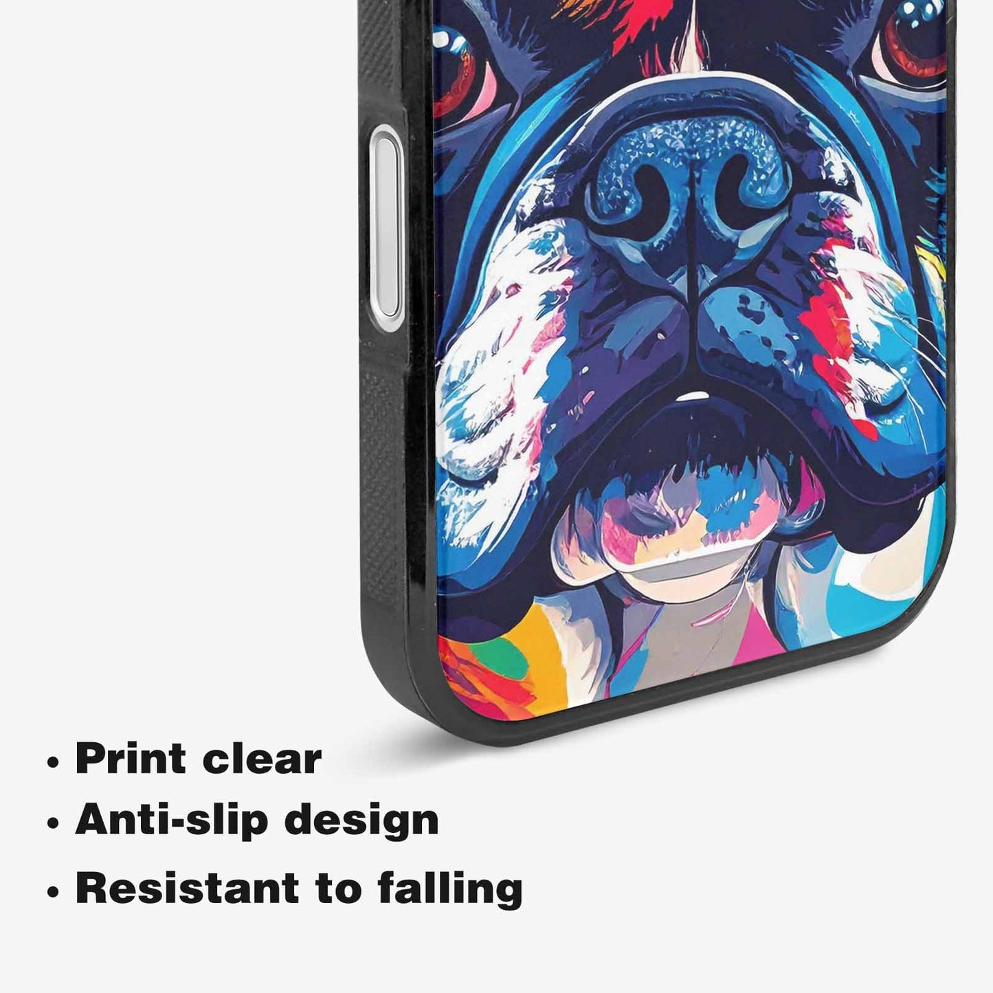iPhone 16 Case — French Bulldog Pop Art Pattern, Original Design Phone Case