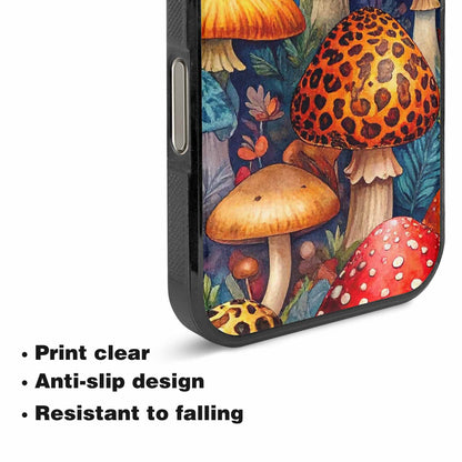 iPhone 16 Pro Max Case — Mushrooms Pattern Hundreds Of 5r0, Custom Printed Phone Case