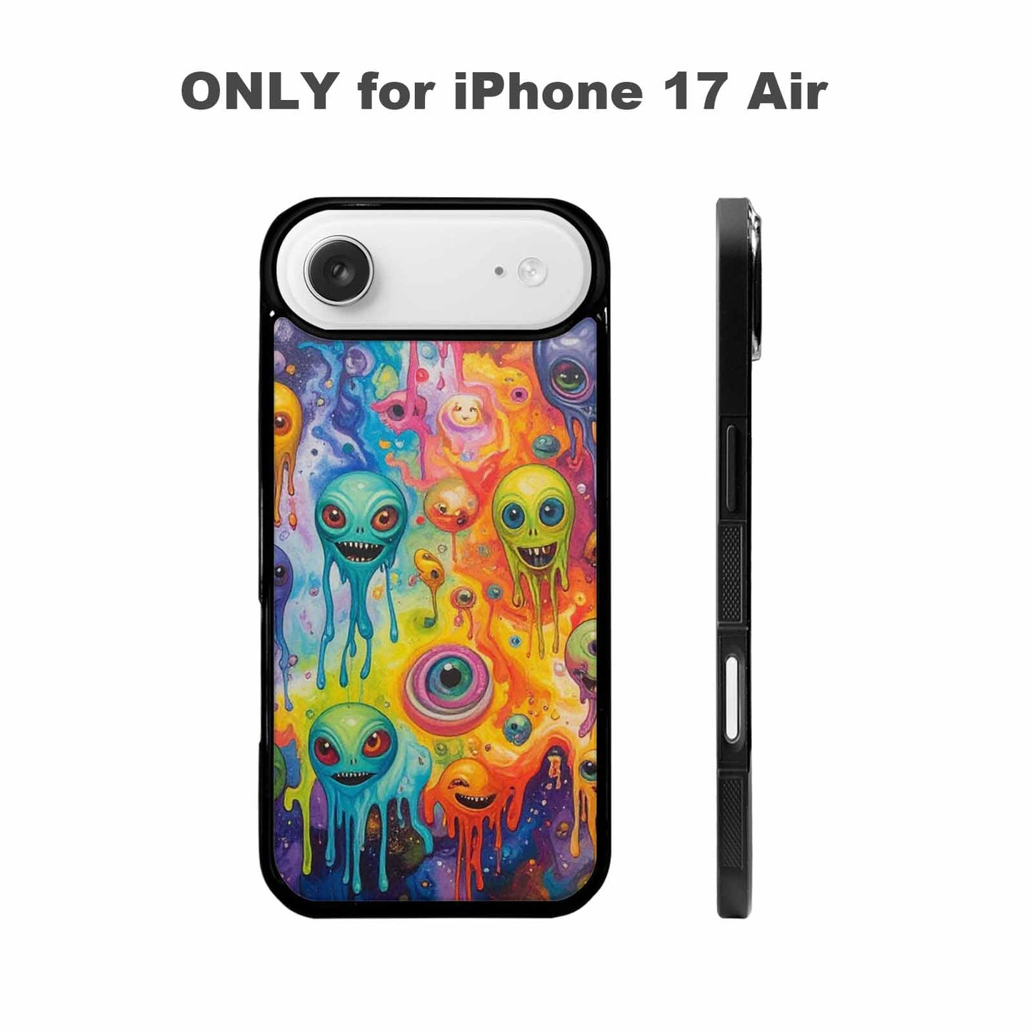 iPhone 17 Air Case — Aliens Tie Dyemelting Aliens P Tie, Customized Protective Case