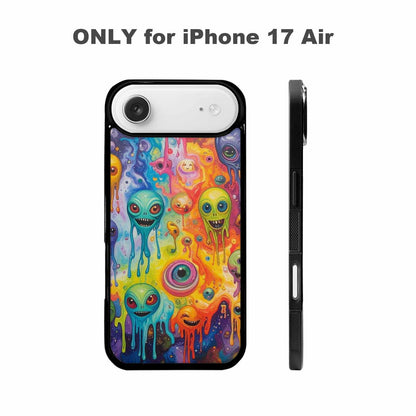 iPhone 17 Air Case — Aliens Tie Dyemelting Aliens P Tie, Customized Protective Case