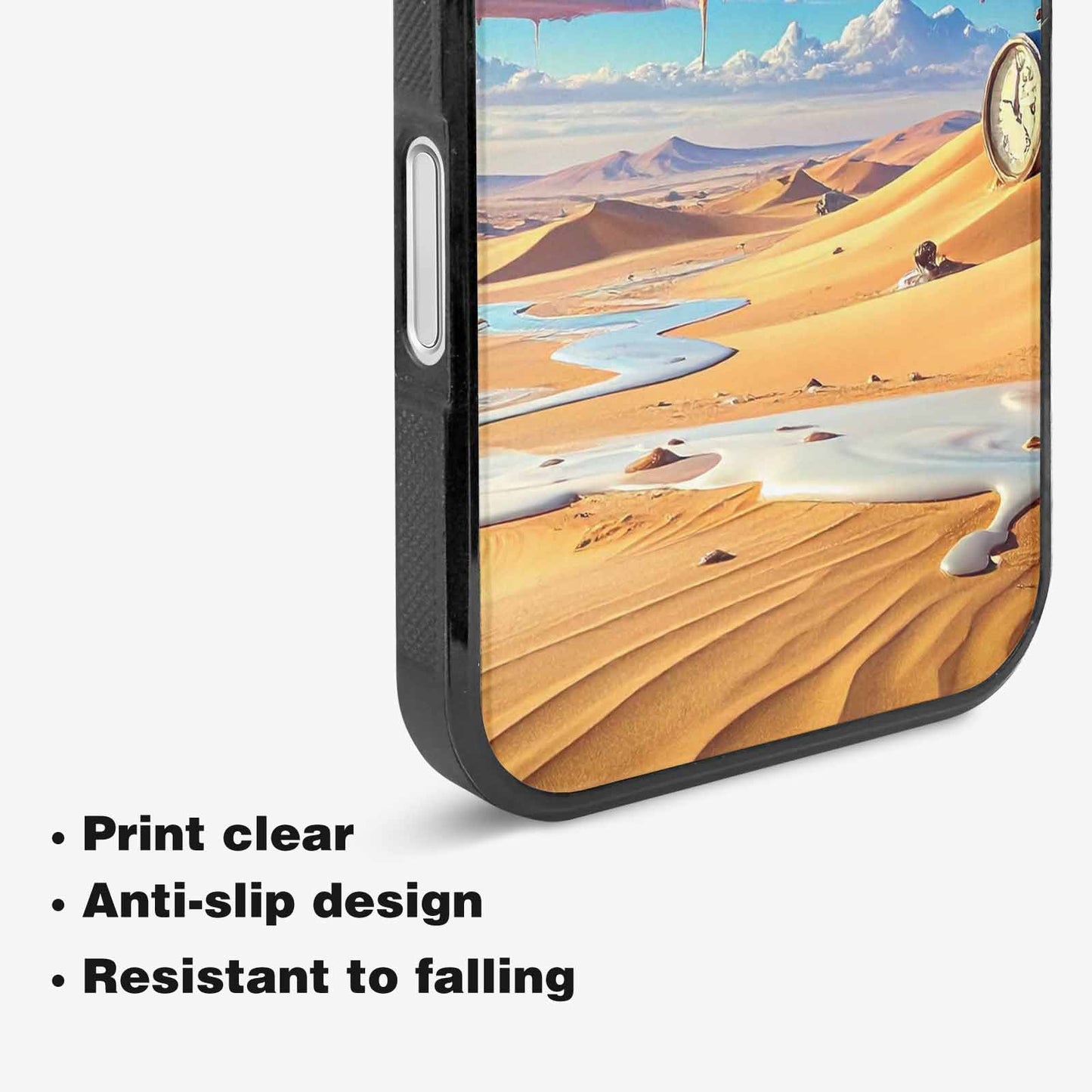 iPhone 16 Plus Case — Surrealist Desert Dreamscape Custom, Custom Designed Case Cover