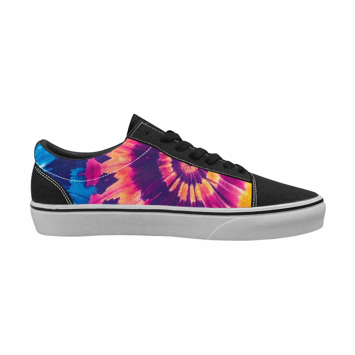 MEN'S Tie Dye Swirl Canvas Lace-Up Dreamcore Sneakers