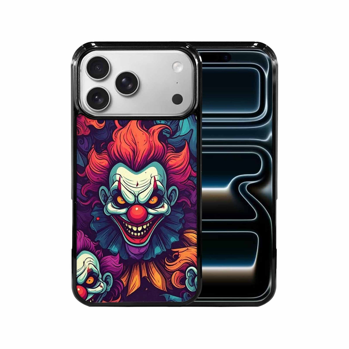 iPhone 17 Pro Max Case — Evil Clowns Cartoon Art Cartoon Cute, Customized Protective Case