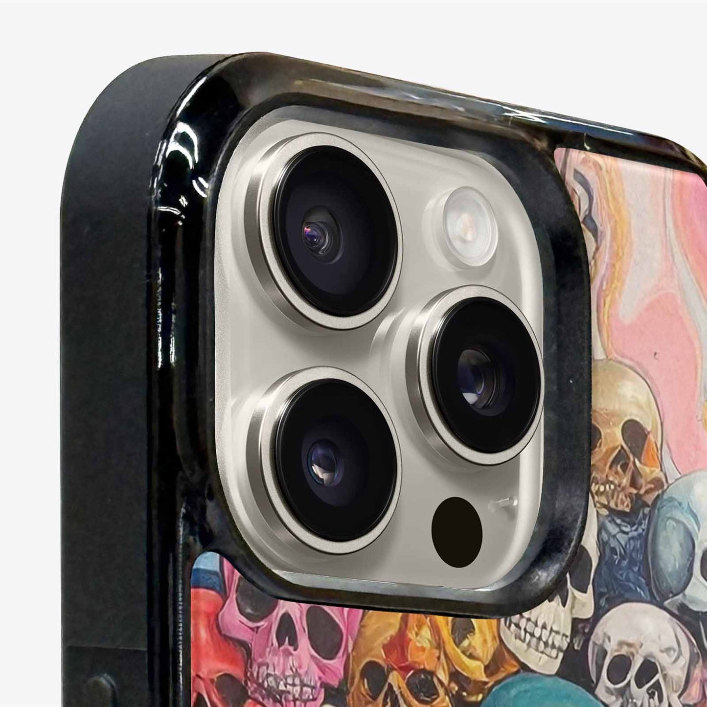iPhone 16 Pro Case — Skulls Marbleskulls Pattern, Custom Designed Case Cover