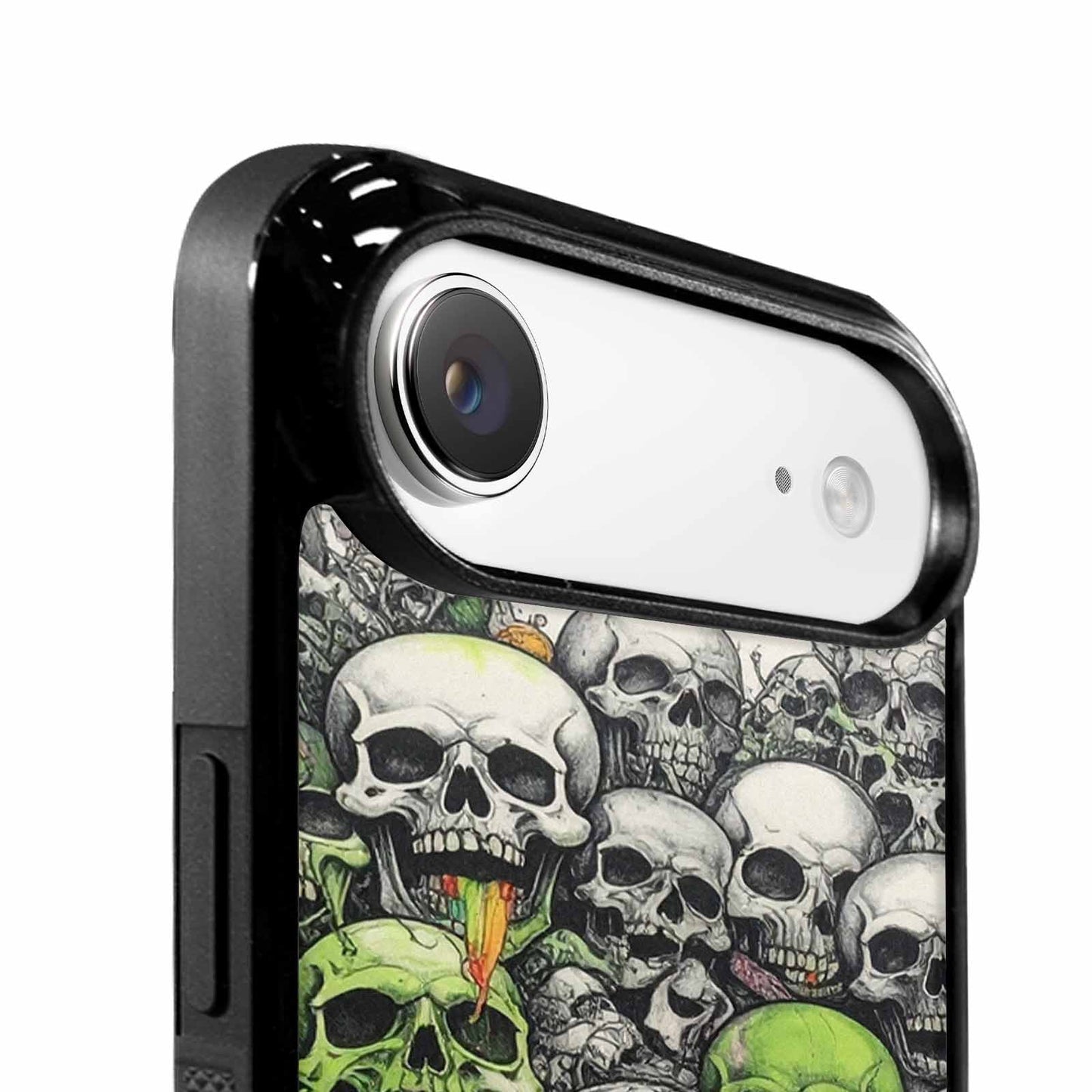 iPhone 17 Air Case — Black Green Ink Rainbow From Gothic, Personalized Phone Case
