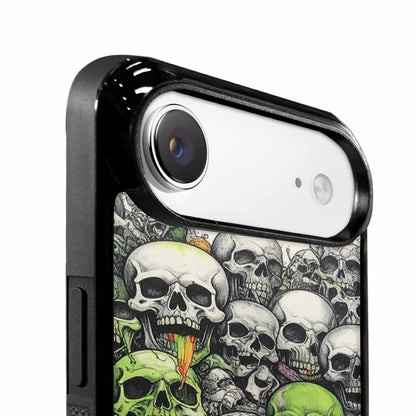 iPhone 17 Air Case — Black Green Ink Rainbow From Gothic, Personalized Phone Case