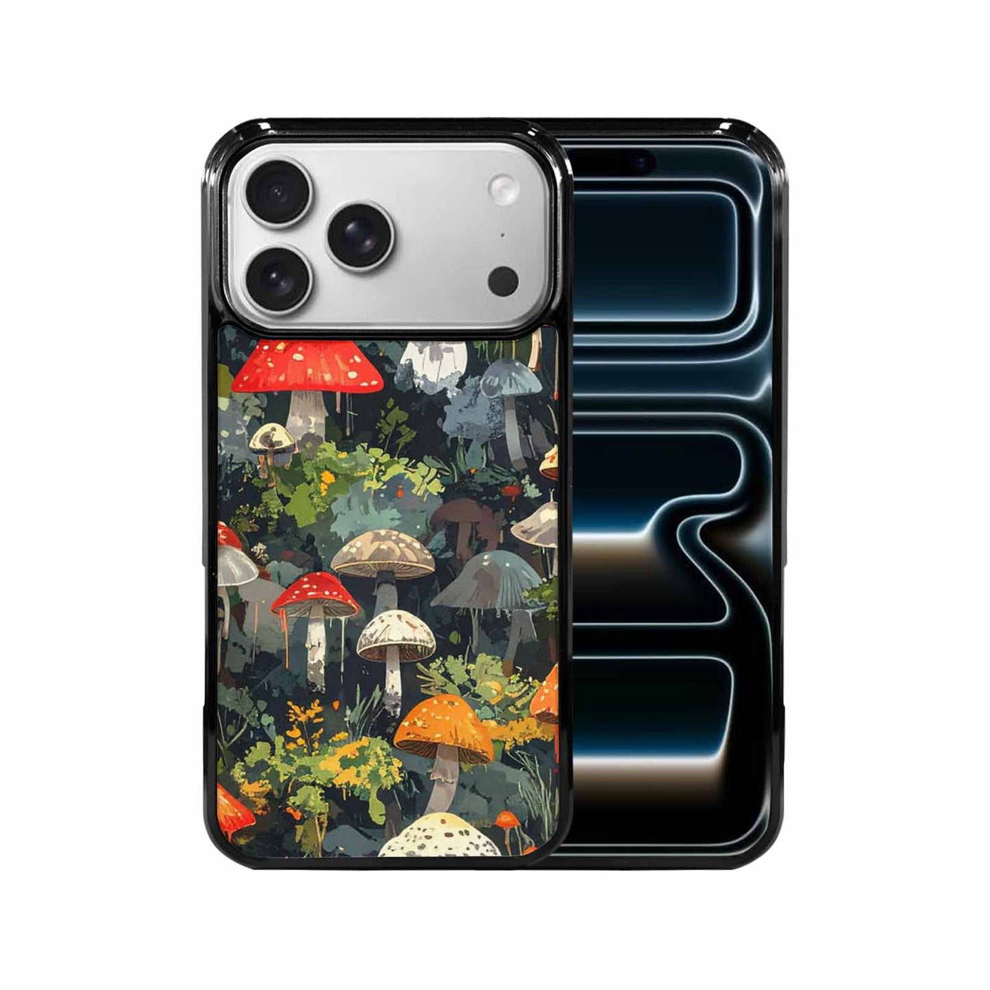 iPhone 17 Pro Max Case — Mushrooms Camomushrooms Patter Cwy Camo, Custom Printed Phone Case