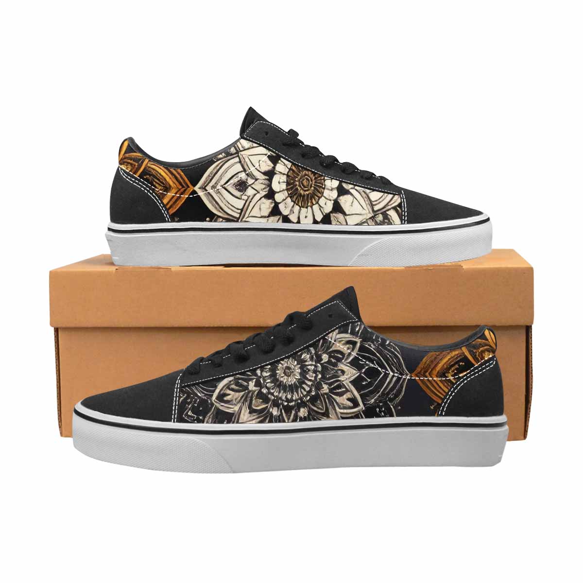 WOMEN'S Mandala Canvas Lace-Up Aesthetic Shoes