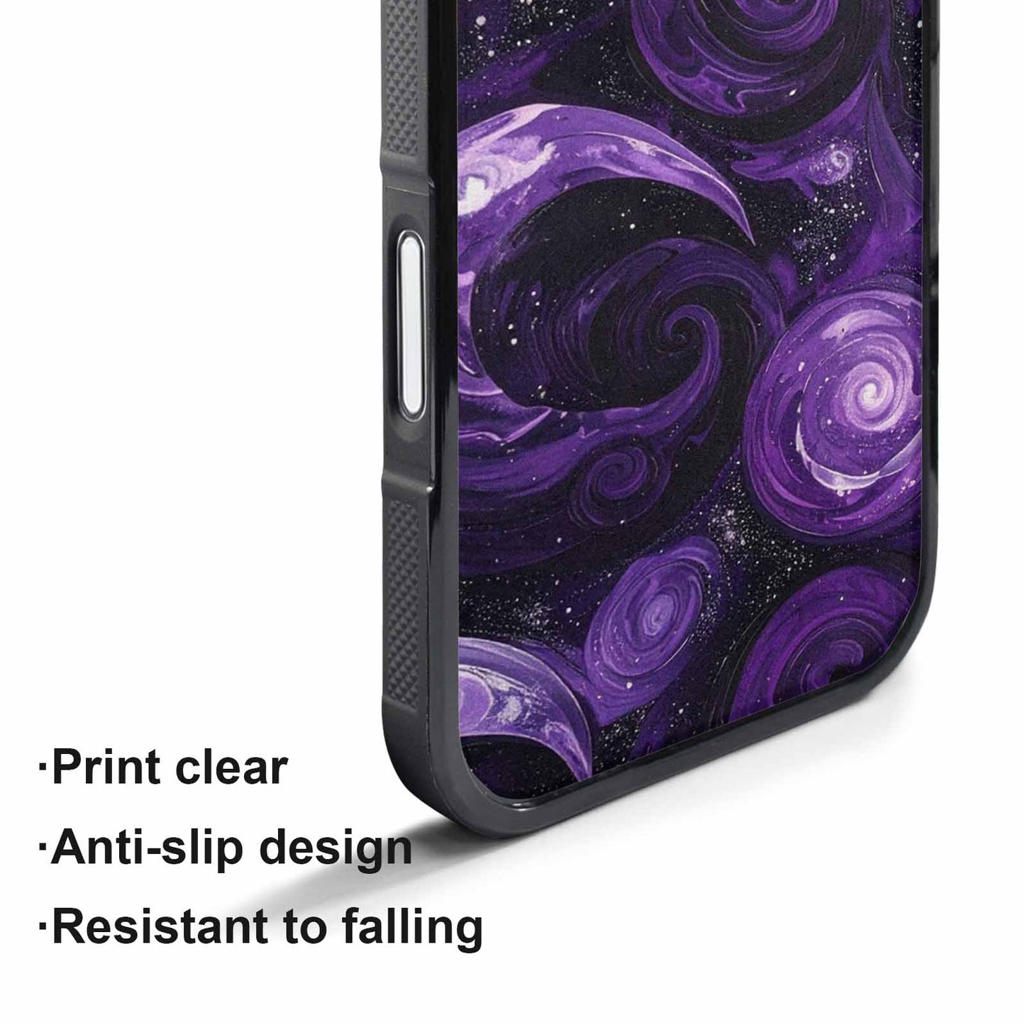 iPhone 17 Pro Max Case — Seamless Repeating Pattern Of Galaxy Space, Unique Phone Case Design