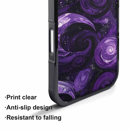 iPhone 17 Pro Max Case — Seamless Repeating Pattern Of Galaxy Space, Unique Phone Case Design