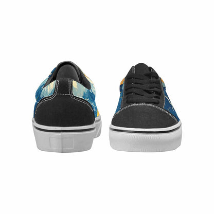 WOMEN'S Lightning Bolt Canvas Lace-Up Surreal Sneakers