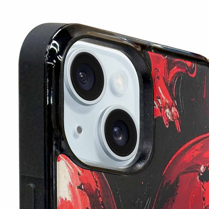 iPhone 15 Plus Case — 1000\'s Of Skulls Overlapping Eachother Everywhere, Customized Protective Case