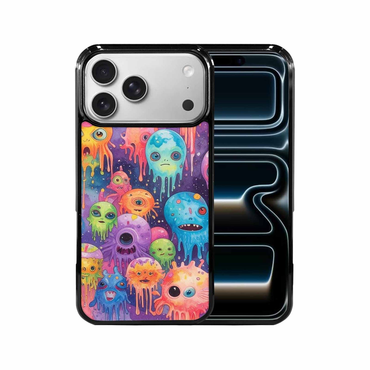 iPhone 17 Pro Max Case — Aliens Tie Dyemelting Aliens Tie Dye, Custom Made Phone Cover