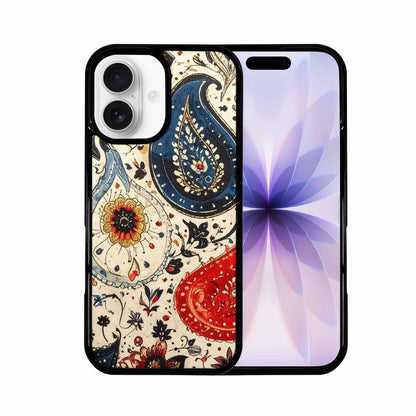 iPhone 17 Case — Small Paisley Bandana Pattern, Original Art, Unique Phone Case Design