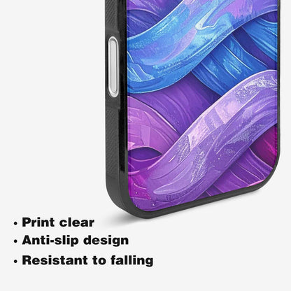 iPhone 16 Case — Bisexual Flag Color Theme Small Rainbow, Custom Print Case Cover