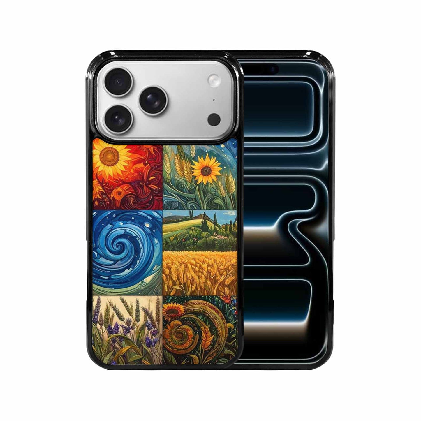 iPhone 17 Pro Max Case — Small Van Gogh Style Galaxy Space, Custom Designed Case Cover