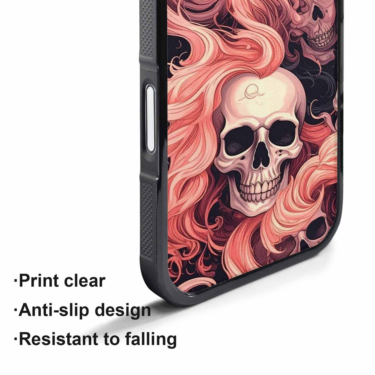 iPhone 17 Pro Case — Skull Dark Art Gothic Print Gothic, Original Design Phone Case