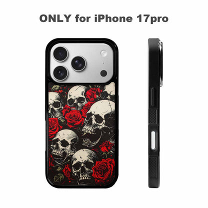 iPhone 17 Pro Case — Skull Dark Art Gothic Print Gothic, Custom Print Case Cover