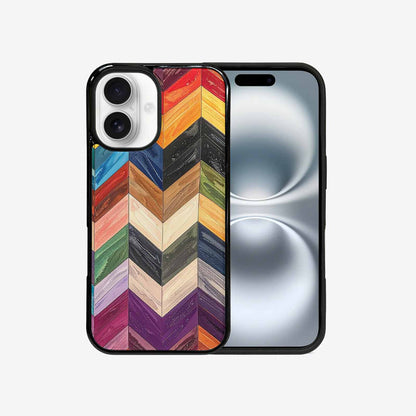 iPhone 16 Case — Progress Pride Flag Color Theme Small, Custom Made Phone Cover