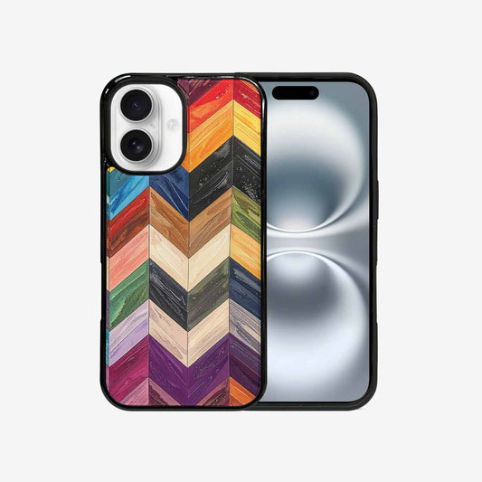 iPhone 16 Case — Progress Pride Flag Color Theme Small, Custom Made Phone Cover