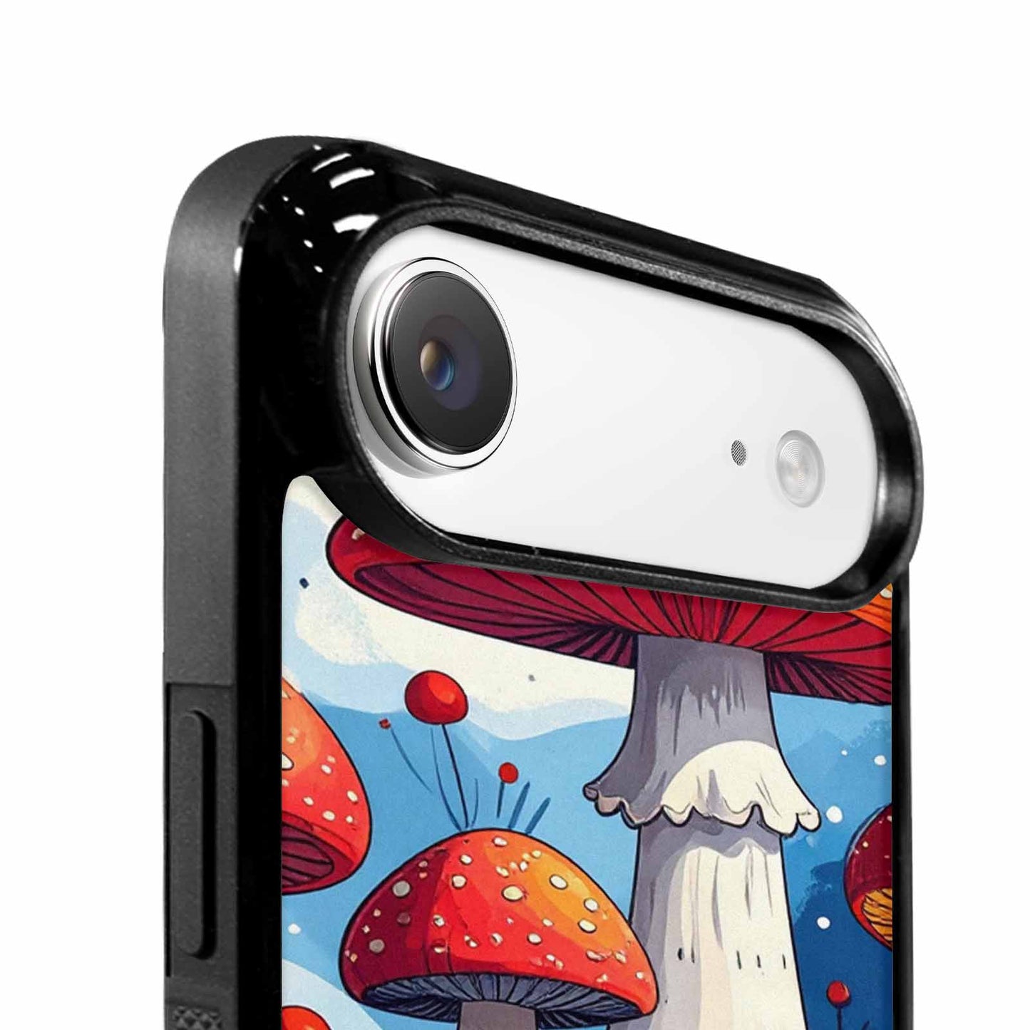 iPhone 17 Air Case — Vivid Winter Mushroom Seamless Cartoon Cute, Custom Print Case Cover