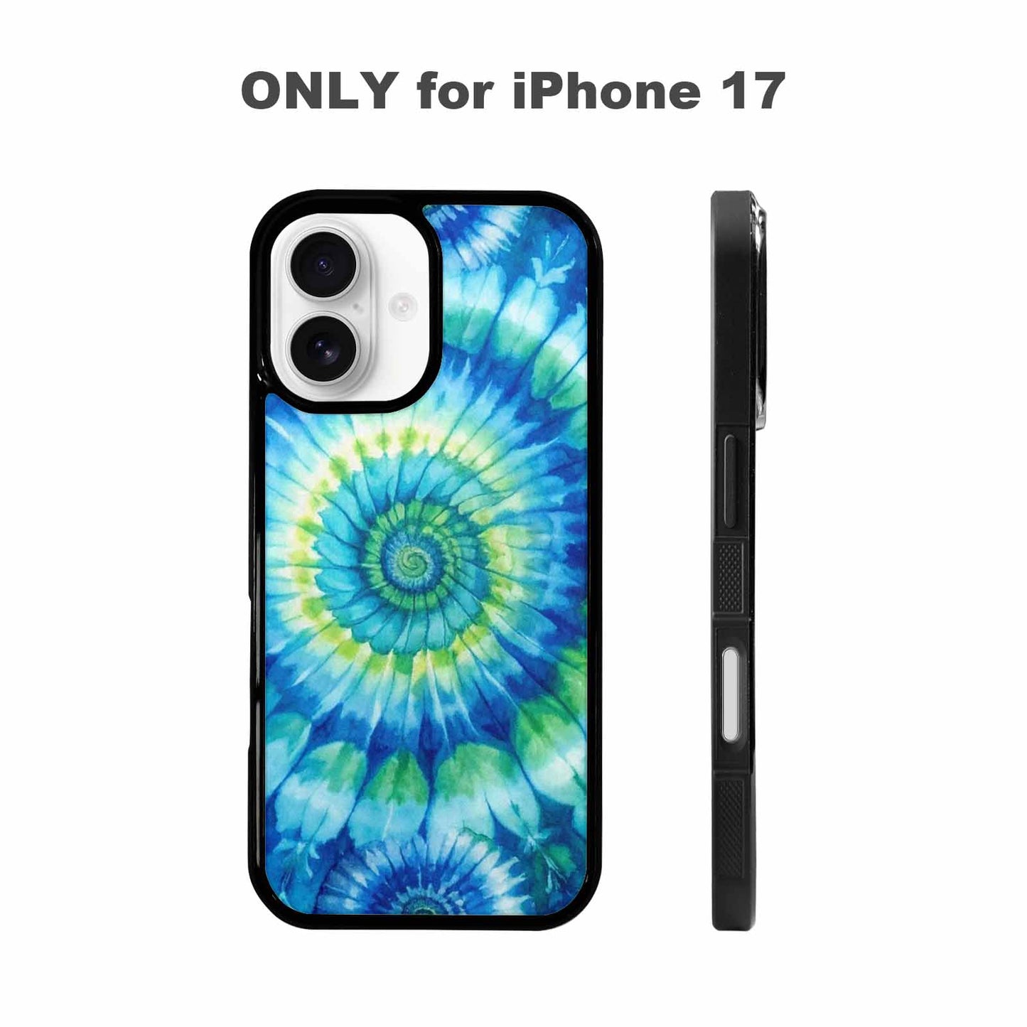 iPhone 17 Case — Small Tie Dye Swirl Tie Dye, Custom Designed Case Cover