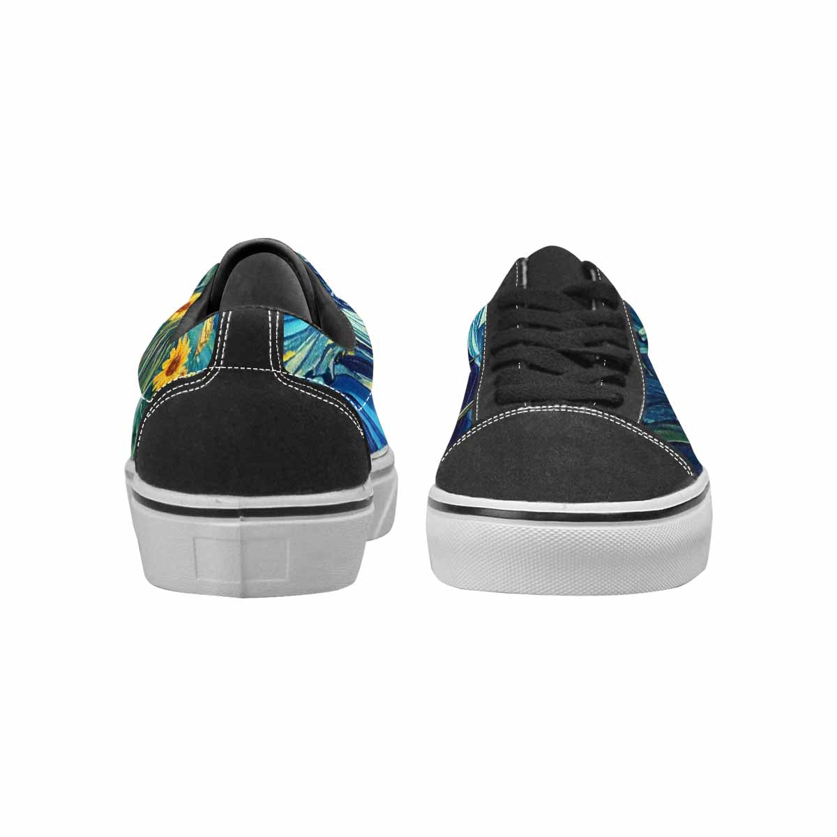 WOMEN'S Blend All Versions Canvas Lace-Up Wallpaper Art Custom Sneakers