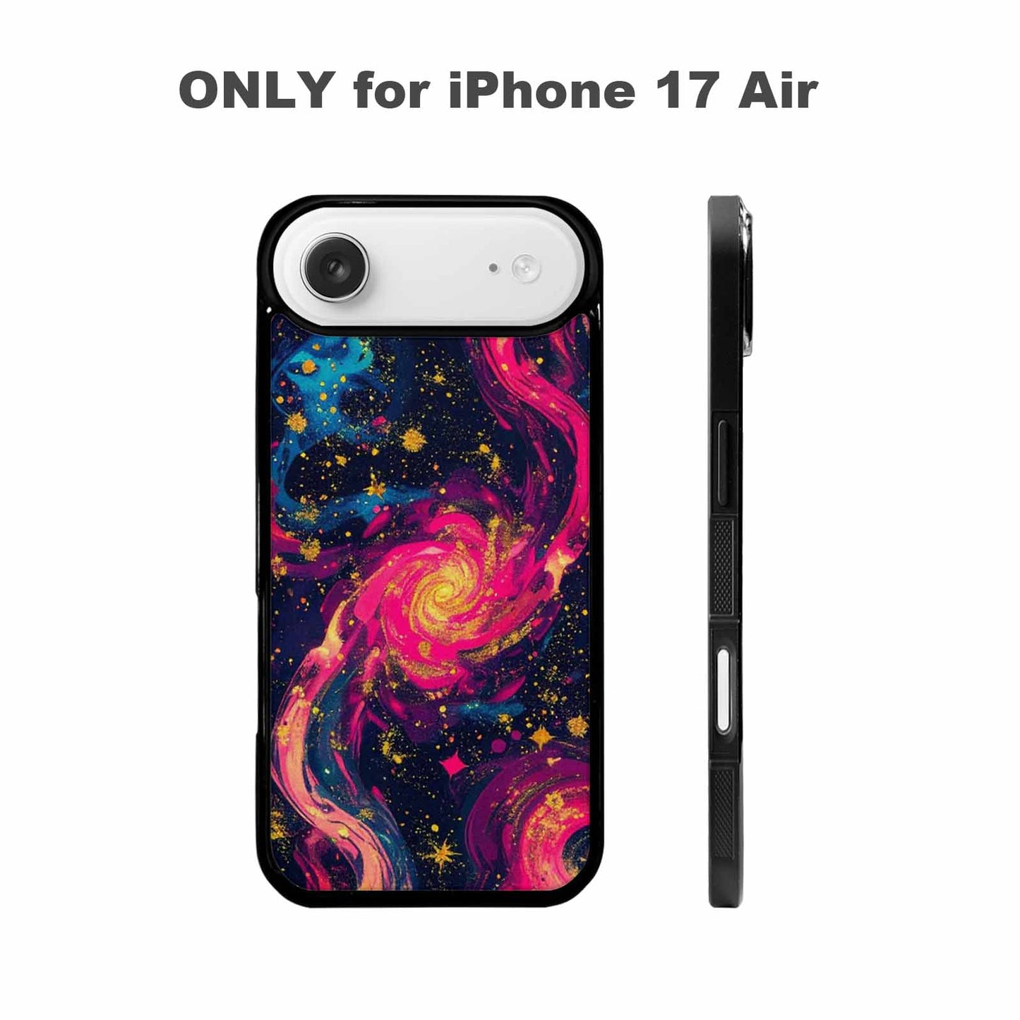 iPhone 17 Air Case — Leopard Print Galaxy Seamless Pattern Animal, Custom Designed Case Cover