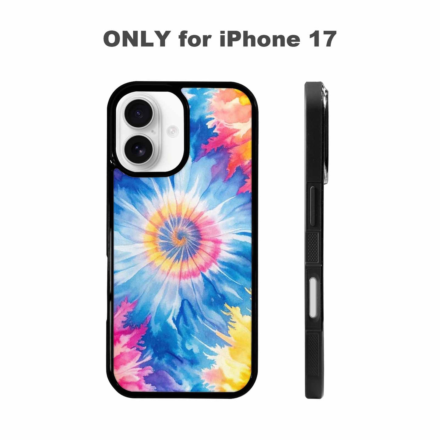 iPhone 17 Case — Small Tie Dye Swirl Tie Dye, Customized Protective Case