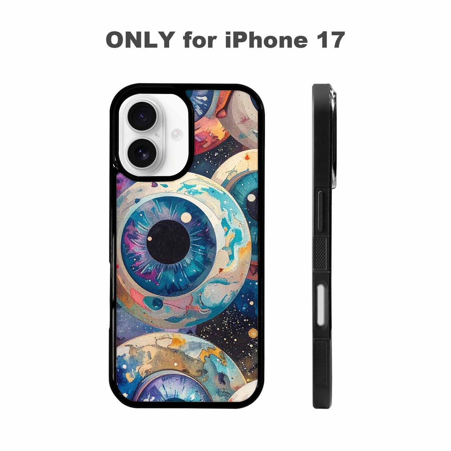 iPhone 17 Case — Seamless Tileable Pattern Of Galaxy Space, Original Design Phone Case