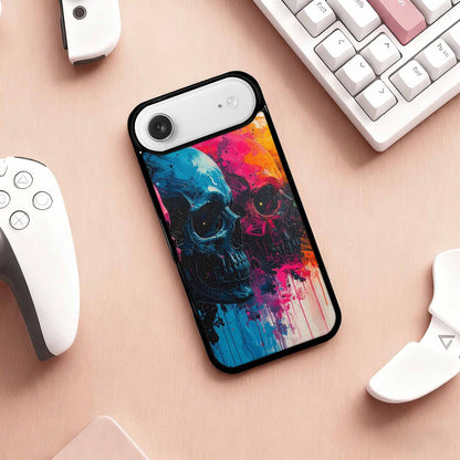 iPhone 17 Air Case — Skull Dark Art Gothic Print Gothic, Custom Printed Phone Case