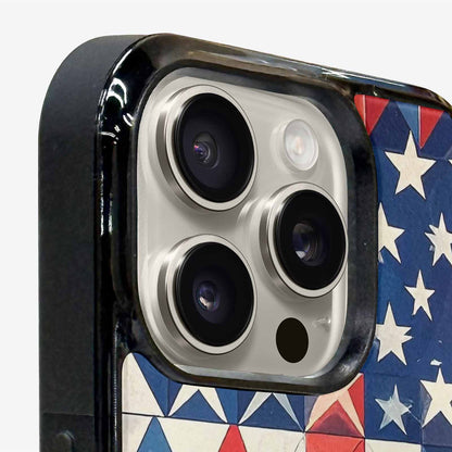 iPhone 16 Pro Case — Small American Flag Stars And Stripes, Personalized Phone Case