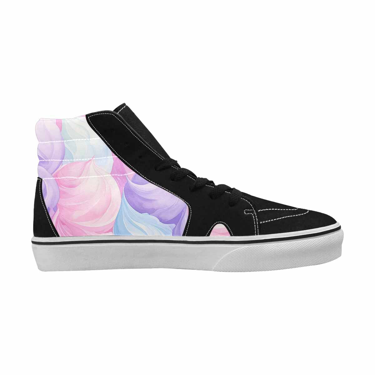 WOMEN'S Tie Dye - High Top Canvas Neon Fantasy Custom Shoes