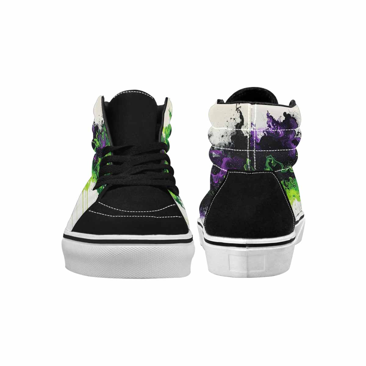 MEN'S Galaxy Nebula High Top Canvas Kaleidoscope Custom Sneakers