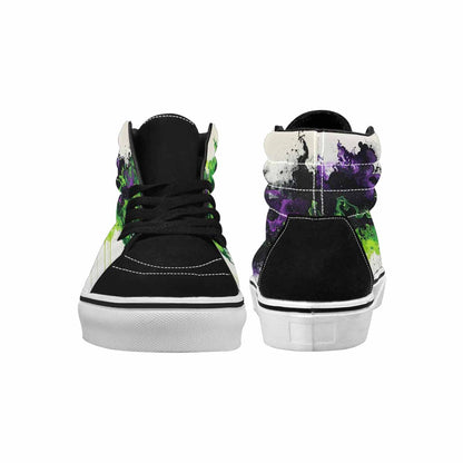 MEN'S Galaxy Nebula High Top Canvas Kaleidoscope Custom Sneakers