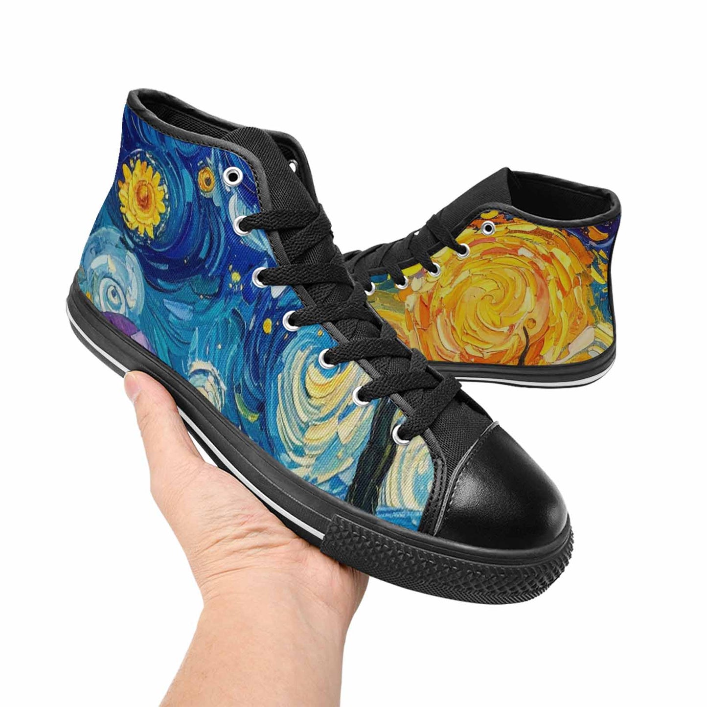WOMEN'S Blend All Versions High Top Canvas Cottagecore Shoes